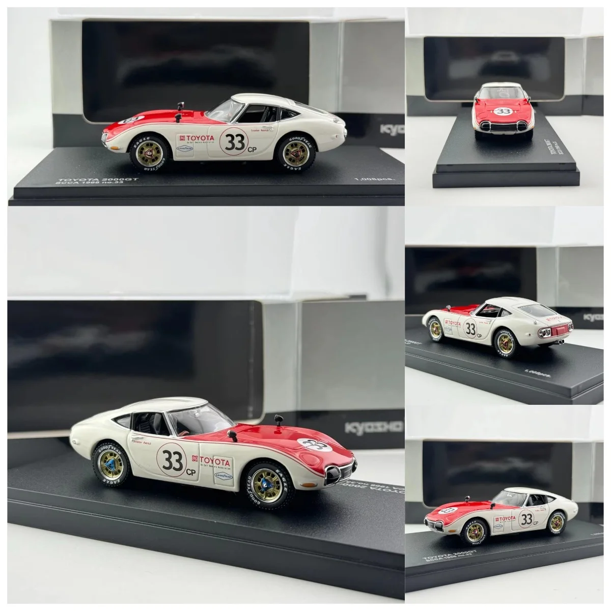 

JING SHANG Diecast 1/43 Scale Toyota 2000GT Alloy Car Model