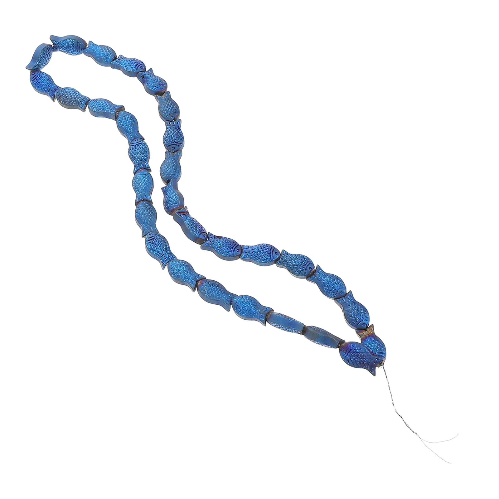 

30Pcs Matte Frosted Glass Fish Beads Small Fish Shape Beads DIY Bracelets Necklaces Jewelry Craft Supplies DIY Bead