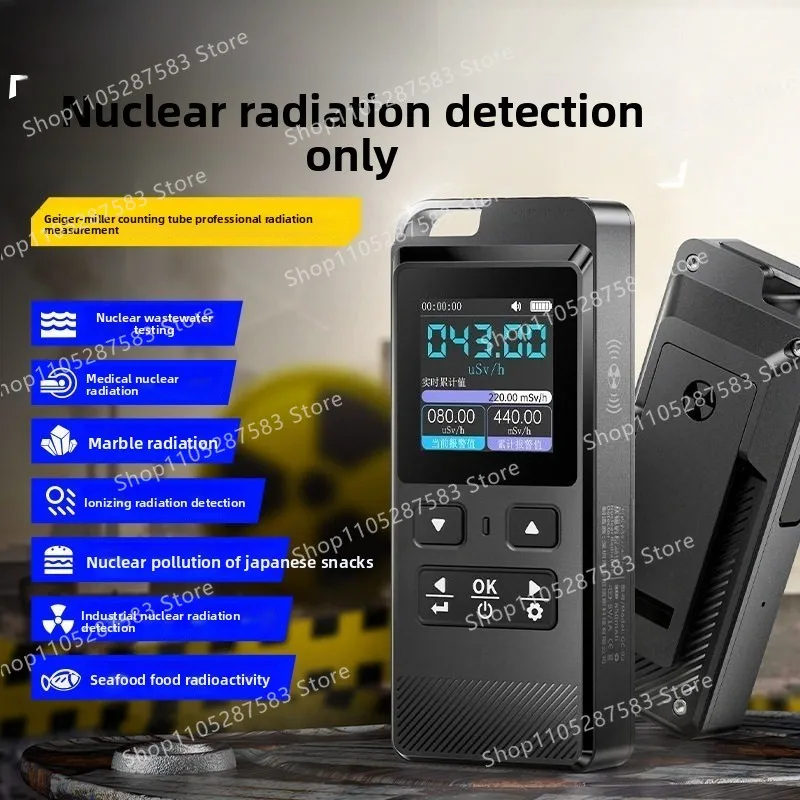 GC-02 Nuclear Radiation Detector Professional Radiation Ionization Personal Dose Alarm Geiger Counter Household