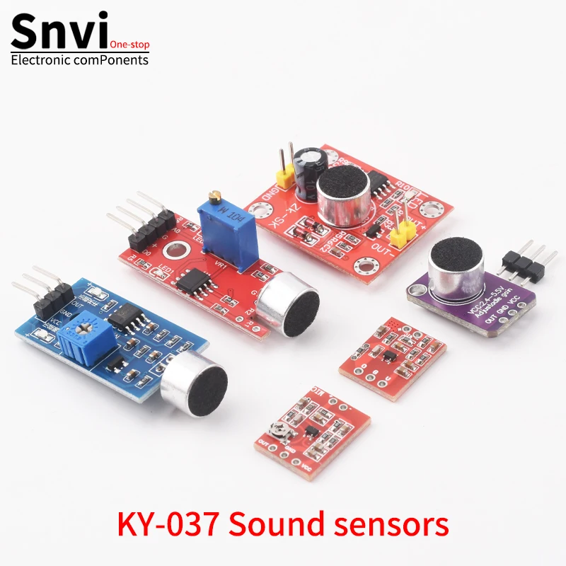 Snvi Sound Sensor Module Sound Control Sensor MAX4466 MAX9814 Switch Detection Whistle Switch Microphone Amplifier For Arduino