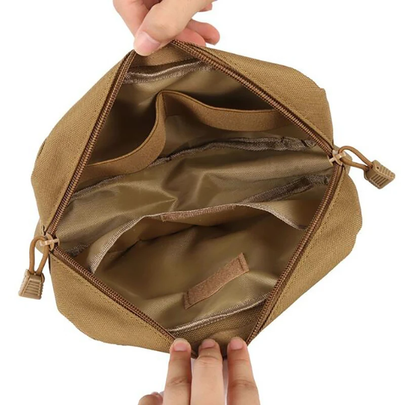 Bolso de mano con cinturón Molle de camuflaje, bolsa de viaje impermeable para teléfono móvil