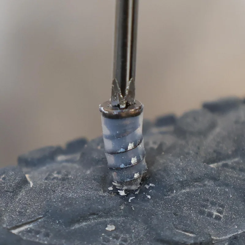 21-41PCS for Motorcycle Truck Vacuum Car Tyre Repair Rubber Nail Set Universal Tire Screw Tubeless Repair Accessories Kits