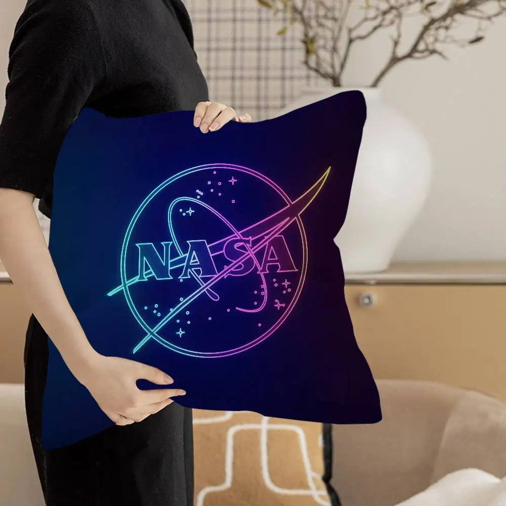 Space Agency N-NASA Pillow Cushion Cover Pillowcase Living Room Sofa Home Decor Customized