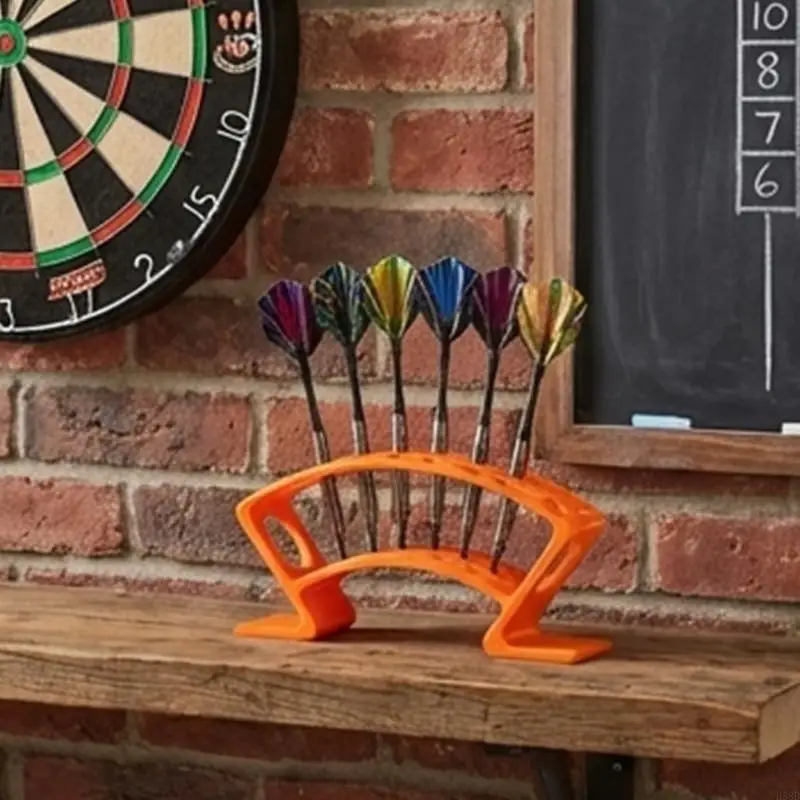 Large Capacity Darting Display Rack 27 Slots Plastic Stand Space Saving Darting Organizers Room Decoration Game Gifts 