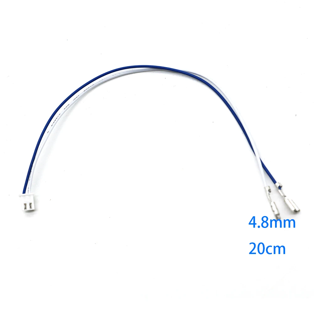 20PCS XH2.54 Oder DuPont Kabel 2 Pin 4,8mm 2,8mm Stecker Draht Für Null Verzögerung Arcade USB Board happ Joystick SANWA Push Button – Detail 5