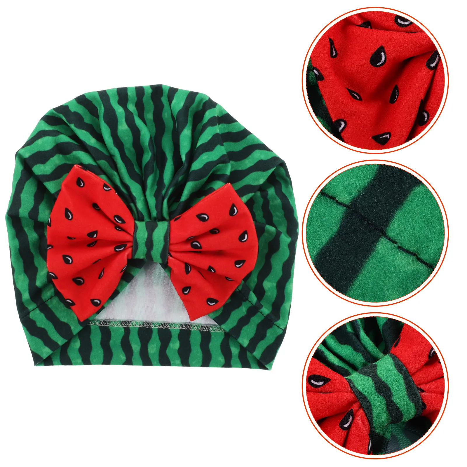 

Newborn Baby Watermelon Print Hat Lightweight Comfortable Breathable Infant Toddler Girls Boys Cute Warm Beanie Hat