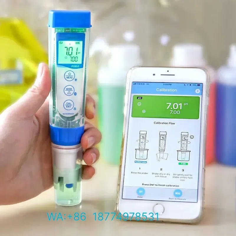 for NADE PC60-Z Lab Multi-Parameter PH Conductivity TDS Salinity Resistivity Smart Tester Kit for Seamless Water Quality