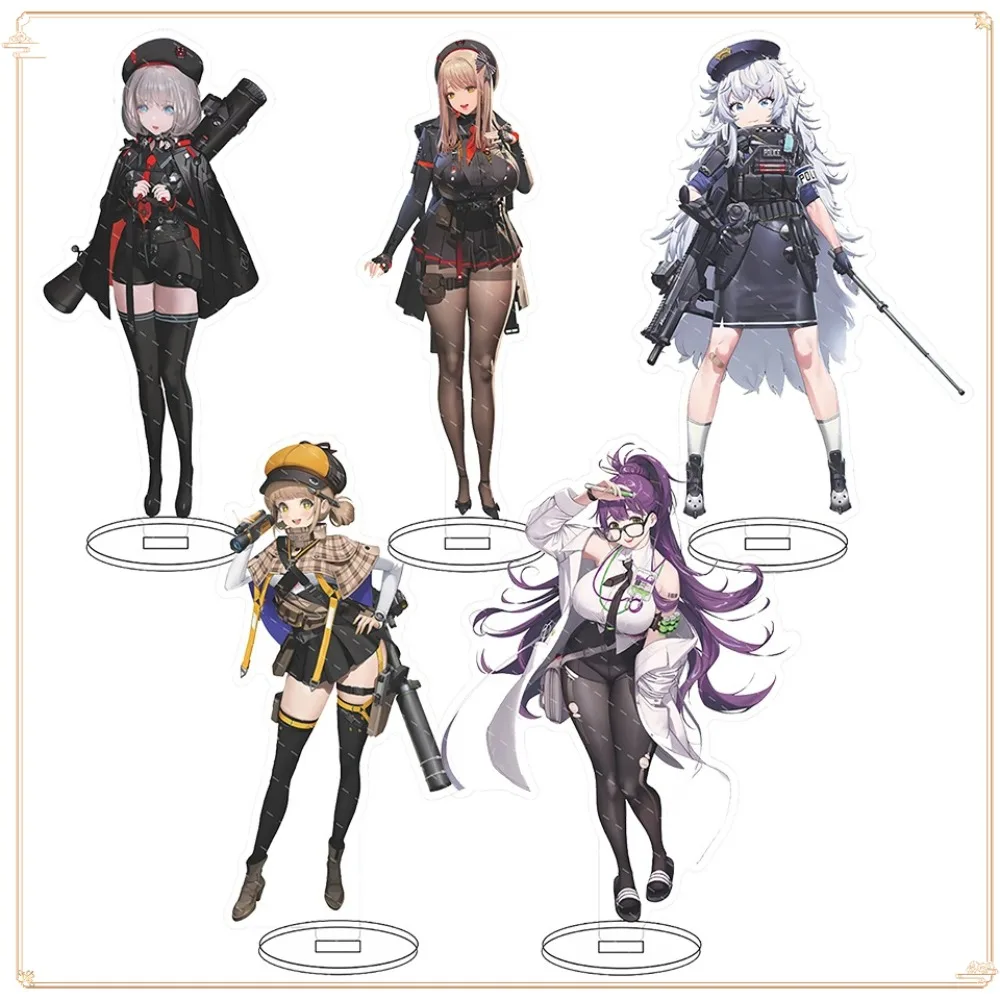 

Popular Shooting Game Collection Acrylic Stand Figure Original Cute Girl Stand Up Decoration Boys and Girls Like Creative Gifts