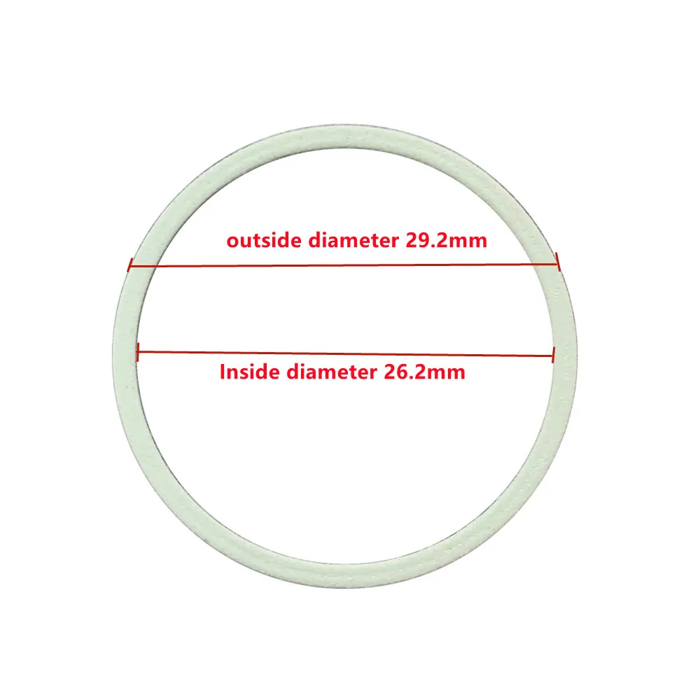 Watch Accessories Dial Peripheral Insert Ring Green Luminous Outside Diameter 29.2mm Inner Diameter 26.2mm Metal Material