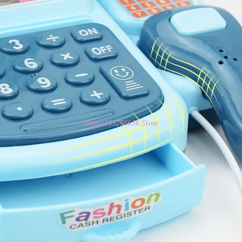 

R6FD Realistic Cash Register Checkout Counter Supermarket Toy Girls PlayHouse Toy