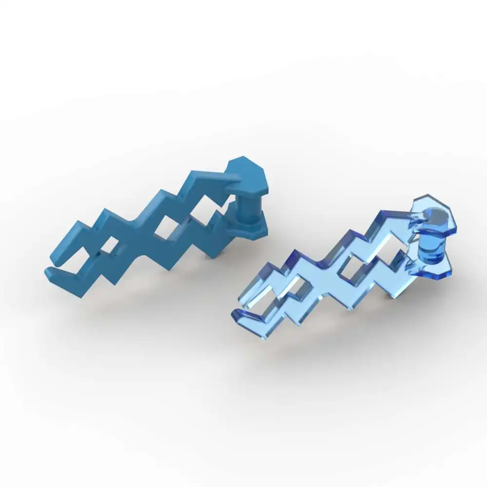 

MOC 10 шт., часть кирпича, 59233, набор угловых строительных блоков Wage с ручкой-перекладиной, энергетические развивающие игрушки из частиц, подарок на день рождения для детей