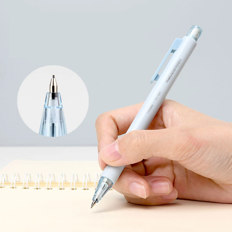 Kaco Cute Mechanical Pencil 0.5MM HB Lead  Built-in Eraser Automatic Pencils Student School Supplies Lapices Office Stationery