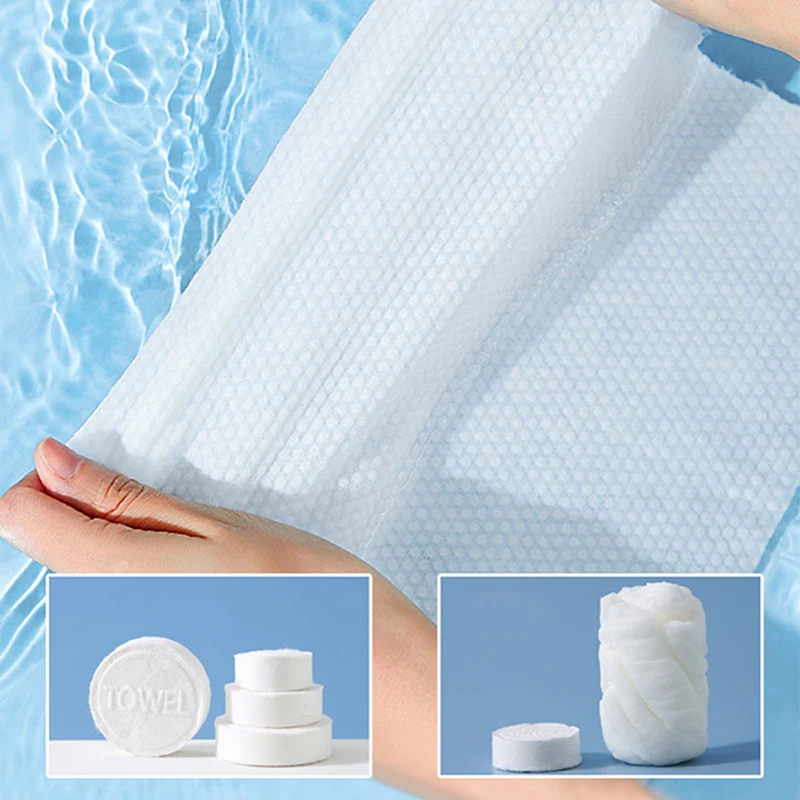 New 250/500PCS Compressed Towel Disposable Portable Soft Absorbent Individually Packaged Suitable For Use In Travel Hotels