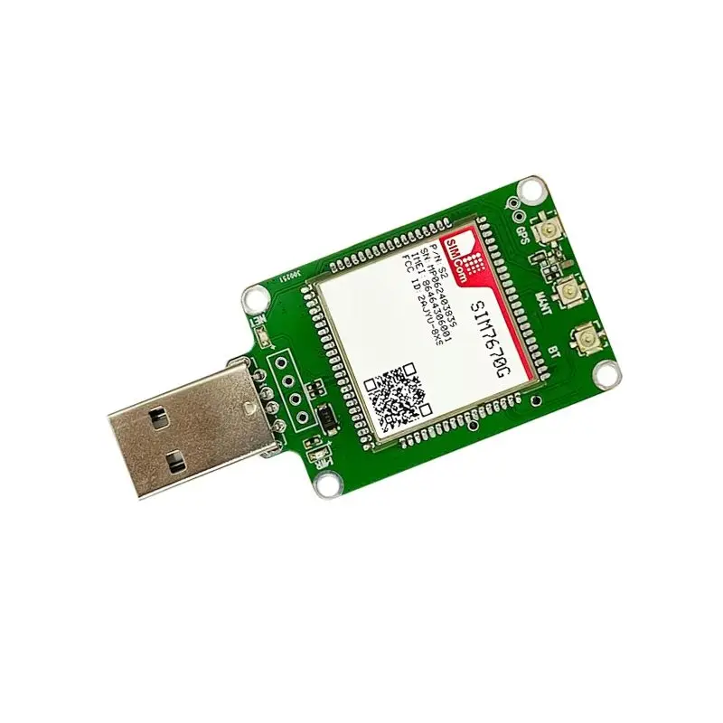 SIMCOM SIM7670G USB Dongle SIM7670G-LNGV SIM7670G-MNGV GNSS(Optional) LTE CAT1 4G Module Modem With Antenna Global band