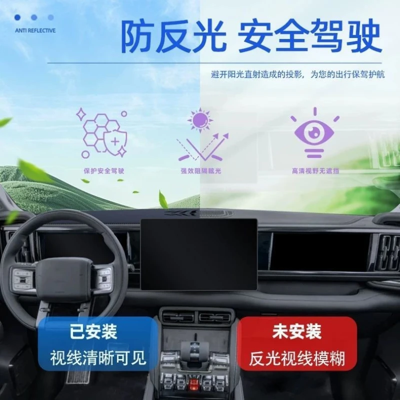 For BYD Equation Leopard 5 Dedicated Light Blocking Mat Central Control Panel Instrument Sun Protection Sunshade Car Accessories