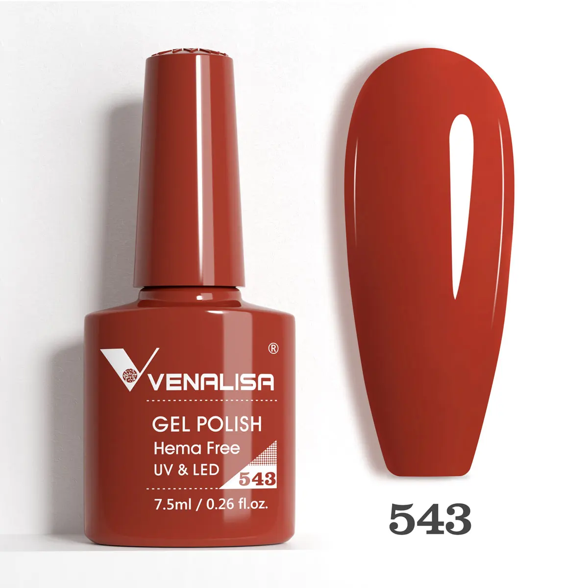 Venalisa HEMA TPO FREE Nagel-Gel-Nagellack, glitzernd, wunderschön, vollständige Abdeckung, Soak Off UV-LED, French Nail Jelly Pink Nude Collection