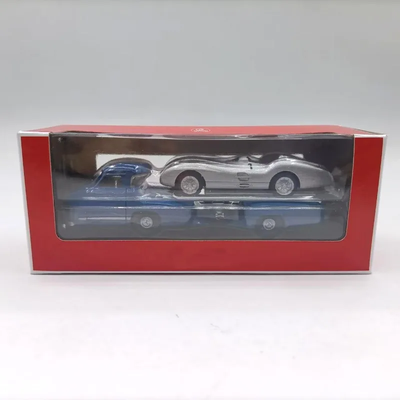 

Transporter Blue Alloy Simulation Car Model Finished Product Collection Ornament Brand New Packaging Simulation Car Model