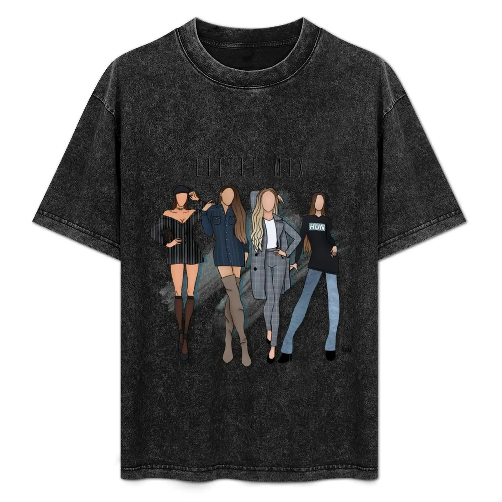 

Little mix fashion drawing T-Shirt Short sleeve tee oversized t shirt Louboutins mens graphic t-shirts big and tall