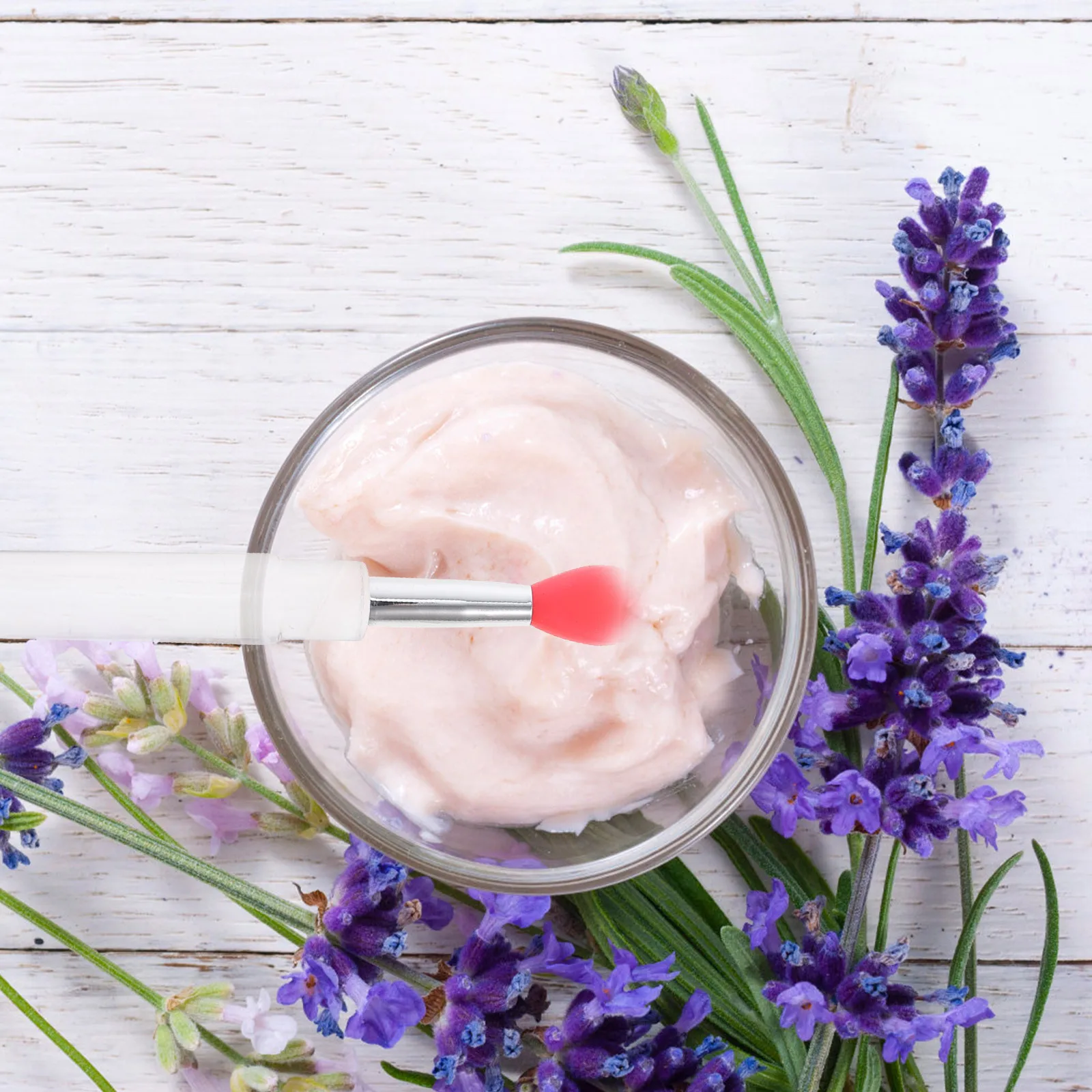 6-delige siliconen lippenstiftborstelset Zacht comfortabel handvat Lippenbalsemapplicators voor nauwkeurige lipmake-up Beauty Tool