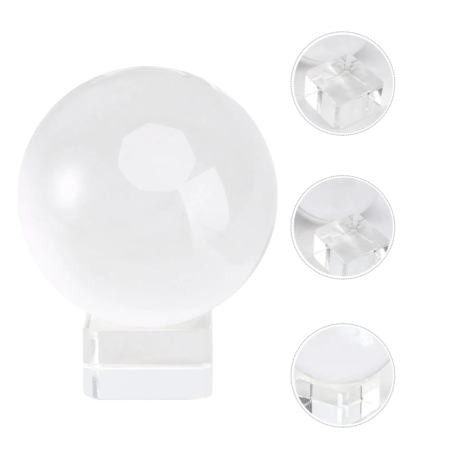 

1Pcs Crystal Ball Decoration Creative Desktop Ornament Inner Carved Crystal Ball Exquisite Stylish Home Ornament