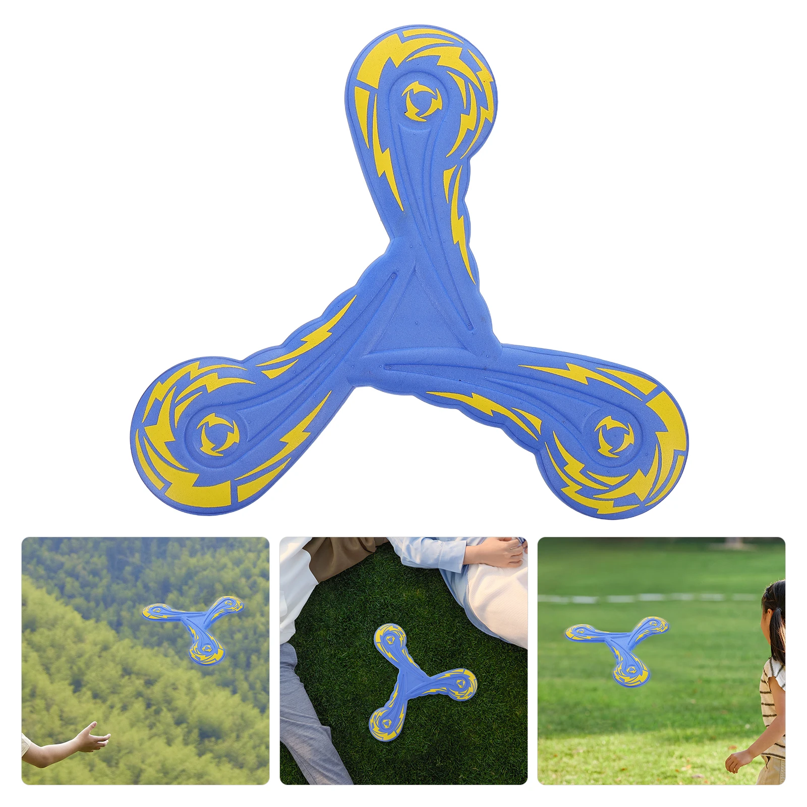 

Outdoor Eva Boomerang Soft Safe Playing Easy Throw Fun Backyard Beach Games for Kids Boys Girls Fun Boomerang Toy