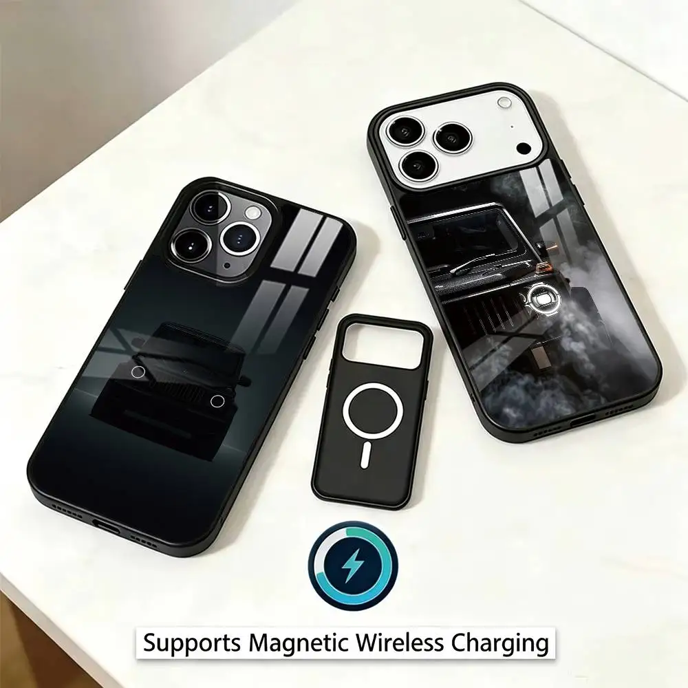 Sprot Cool Car G63 Phone Case For iPhone17,16,15,14,13,12,11 Plus,Pro Magnetic Supports Magnetic Wireless Charging