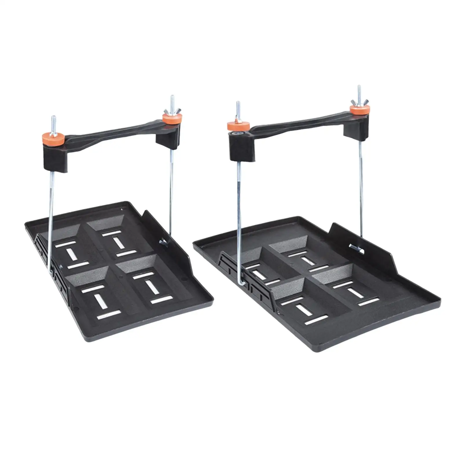 

Car Battery Hold Down Tray Kit Heavy Duty for Boat Marine Use Multipurpose Professional Simple Assembly Battery Stabilizer