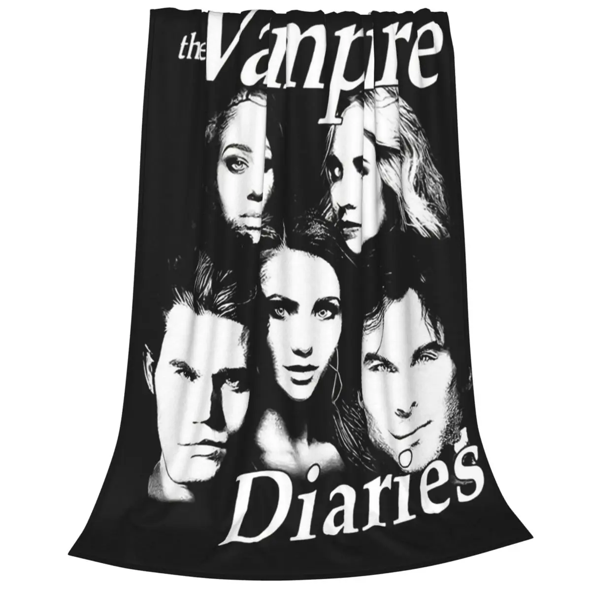 Diaries Of Vampire Blanket Flannel Warm Sofa Throw Blankets For Couch Bedding Outdoor Throws Bedspread Quilt