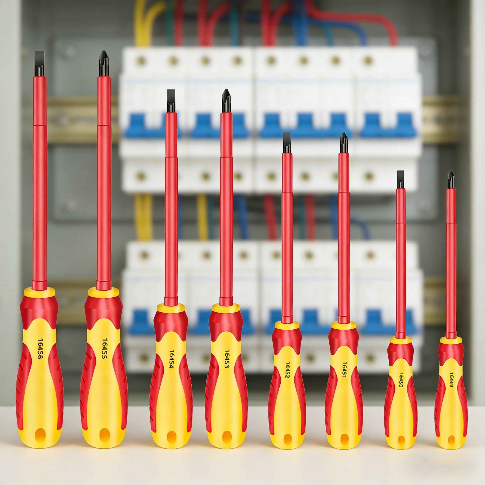 Chave de Fenda Isolada Magnética Profissional para Eletricistas: Chave de Circuito e Chave de Porca para Manutenção Elétrica