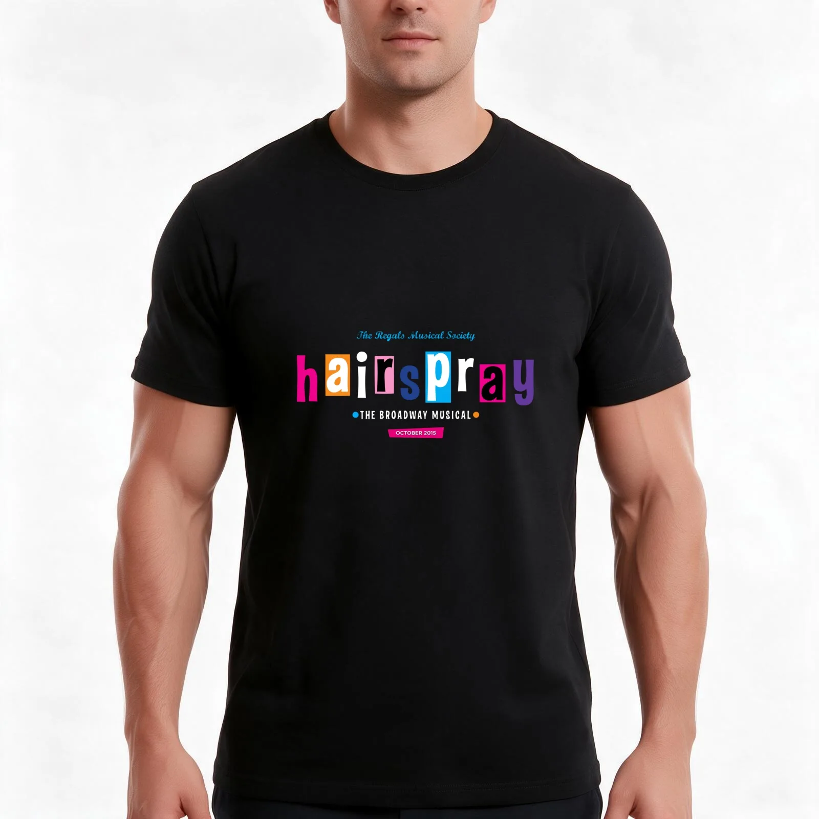 Regals Hairspray - Logo 2 T-Shirt, Summer Casual Cotton Tee, Oversized Streetwear Tops, Vintage Graphic Print, Unisex Men Women