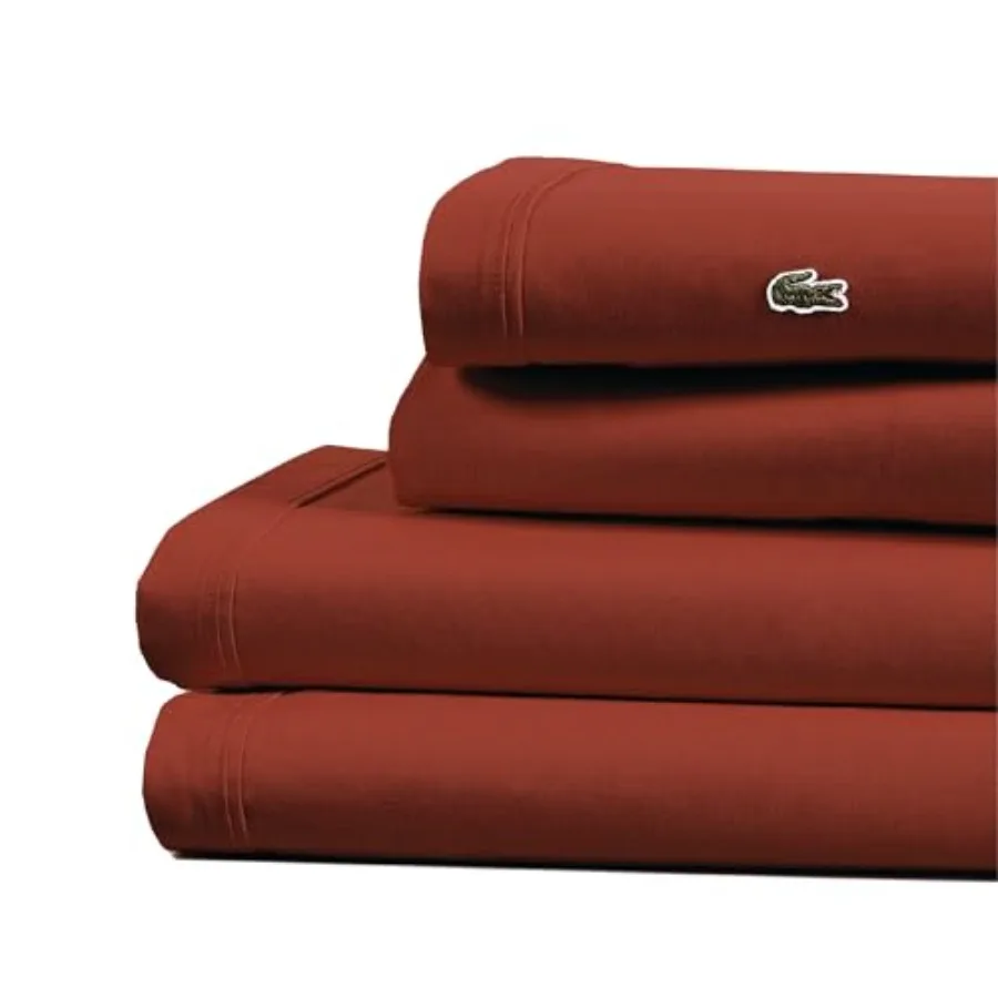 

100% Cotton Percale 4-Piece Sheet Set Cool Crisp Matte and Durable Oeko-Tex Certified Solid