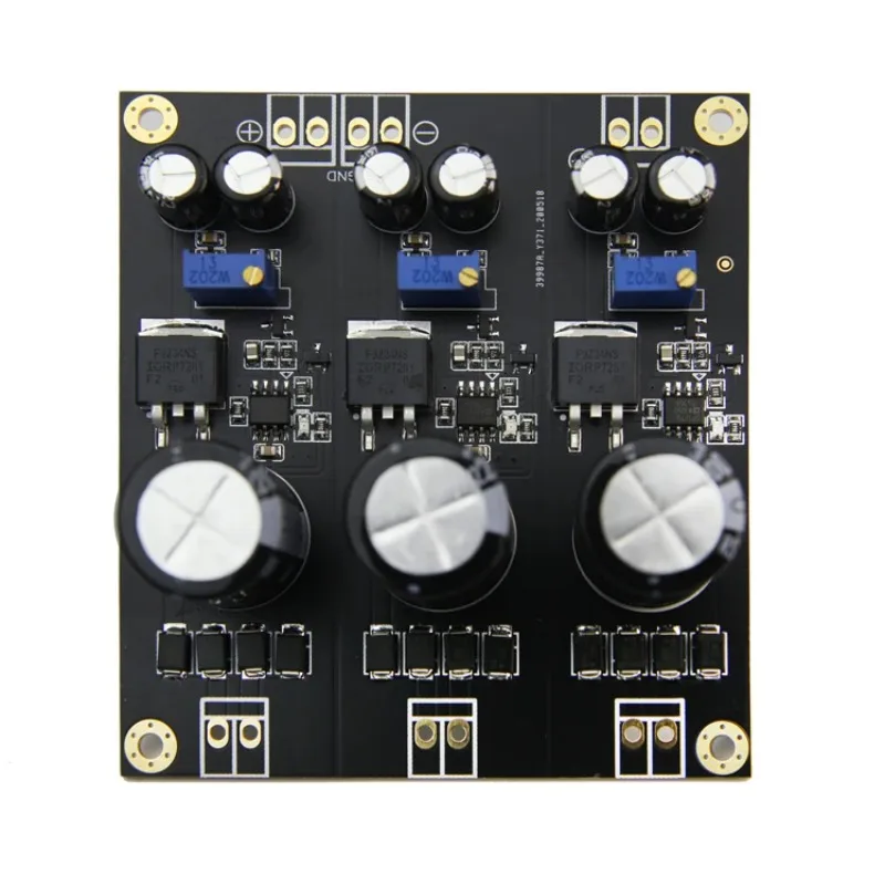 Looook Store Nvarcher Triple Output Linear Stabilized Power Supply Board LT1963A OP MOS Low Noise 12V 5V for Audio Equipment DIY