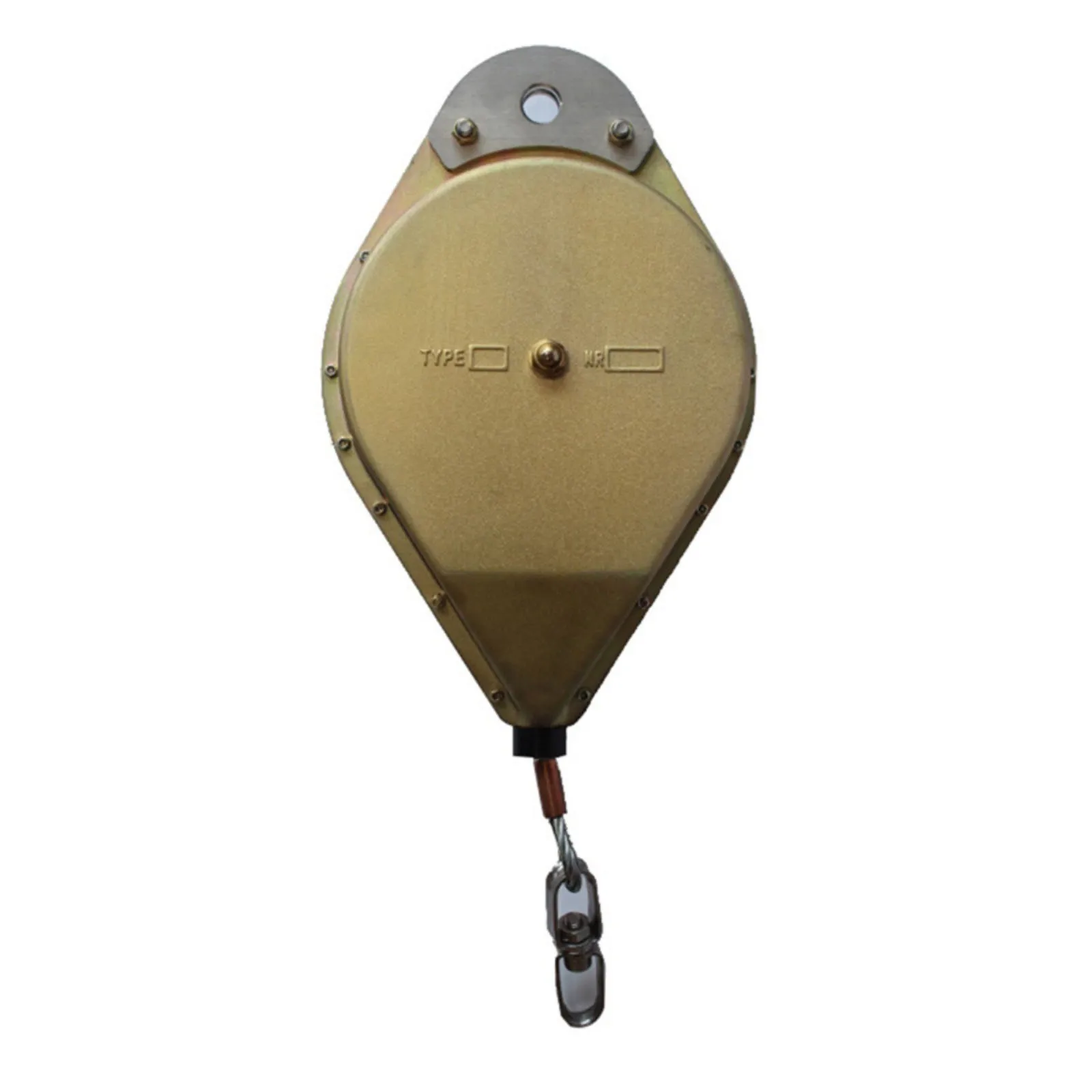 Heavy object speed difference galvanized steel cable 10 meters fall brake fall preventer 6-2000L