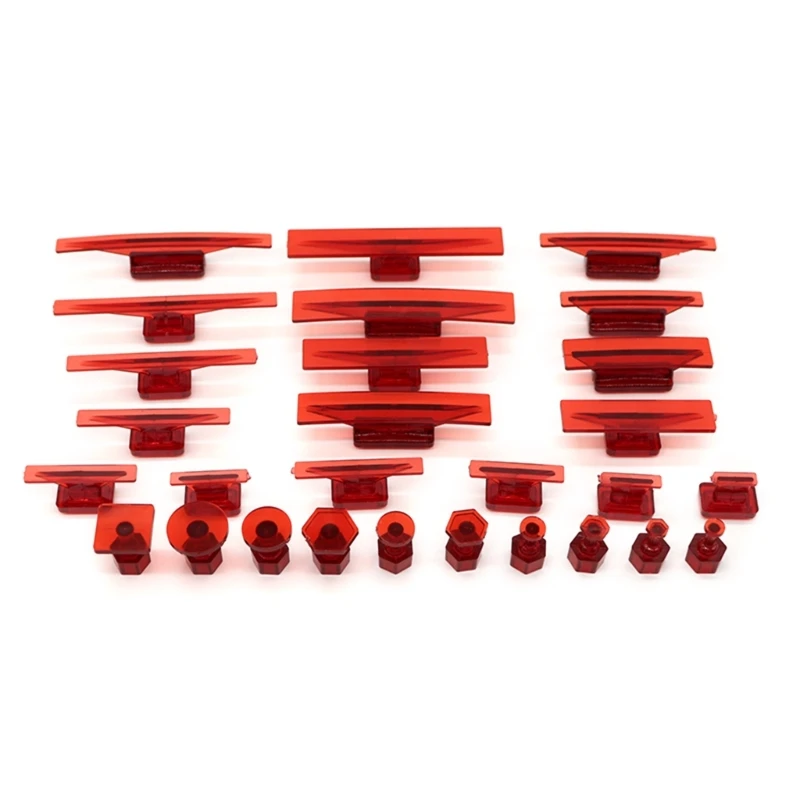 28Pcs Glue Tabs Dent Lifter Tools Dent Puller Removal Tool For Auto Paintless Dent Repair Glue Tabs For Car Body