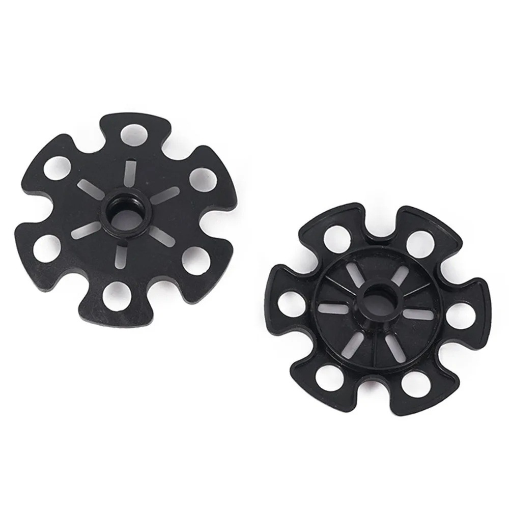 12 قطعة غطاء عمود الرحلات ندفة الثلج شكل حامي في الهواء الطلق المشي لمسافات طويلة اكسسوارات عصا للمشي واقي من الطين تسلق القطب تلميح