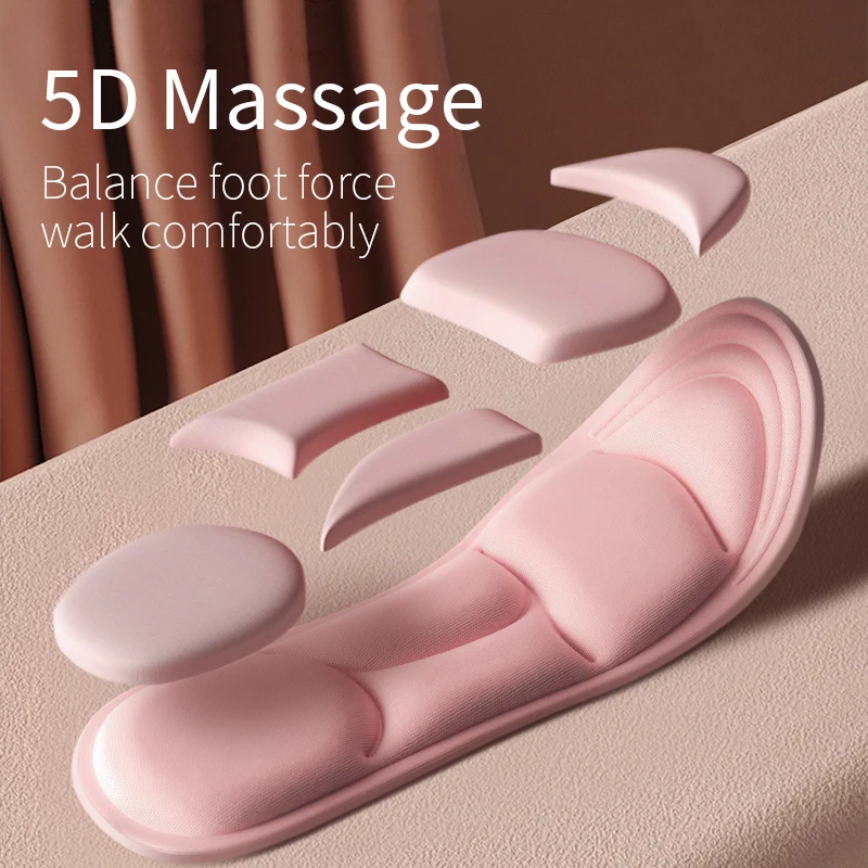 1 paar 5D Einlegesohlen für Schuhe Atmungsaktive Lauf Sport Einlegesohle Füße Arch Support Plantarfasziitis Schuh Pads Memory Foam Schuh sohle