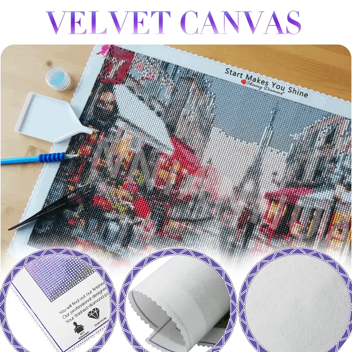 Personalizzato fata polvere pittura diamante foto 5D fai da te personaggio cartone animato ricamo Kit mosaico quadrato rotondo strass punto croce