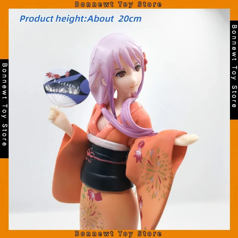 

20CM Guilty Crown 2nd Generation, YUZURIHA INORI，Yukata and Kimono, Standing Figure, Ornament