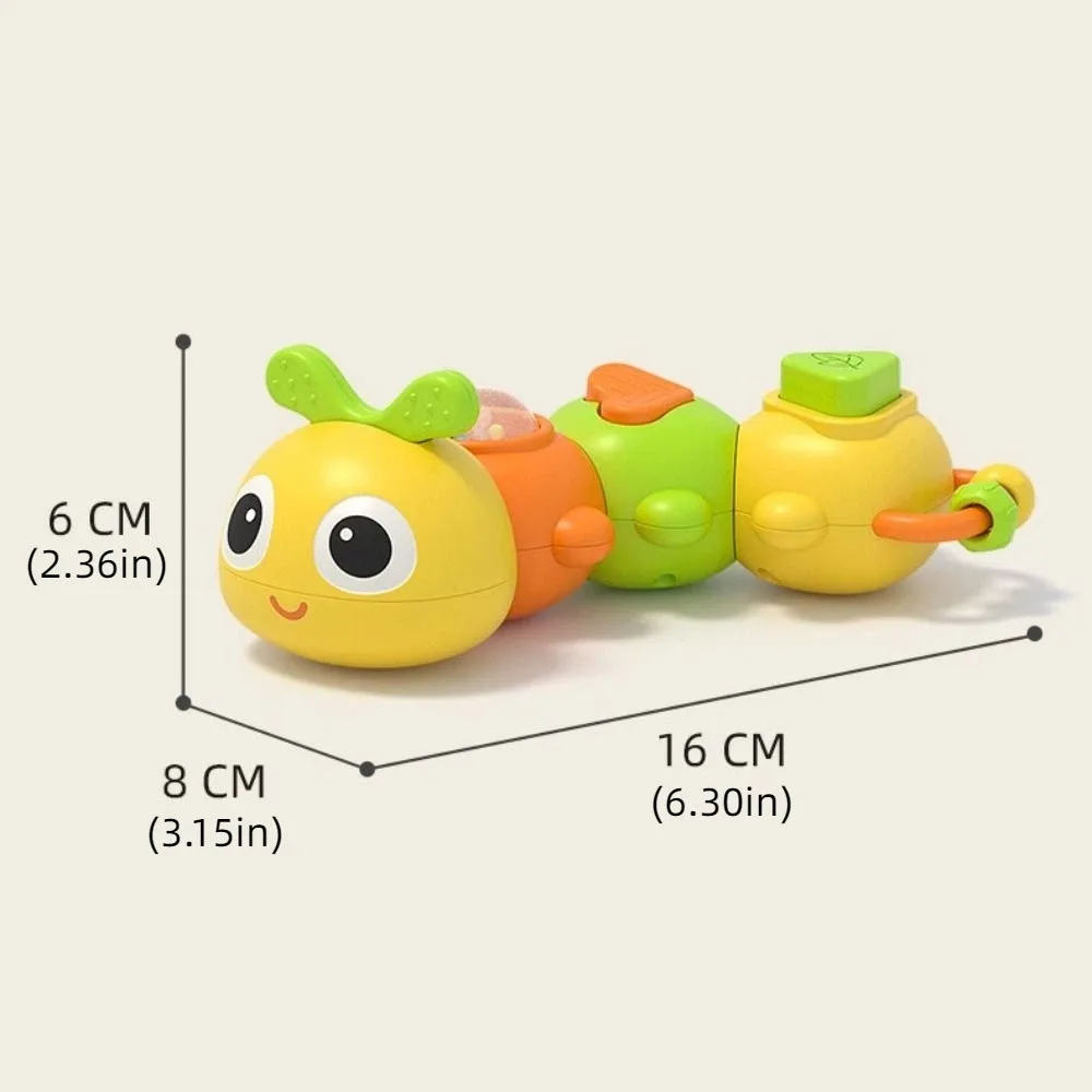 Plastic Animals Twist Toy Early Education Baby Training Baby Busy Board Toys 6 In 1 Cute Rabbit Baby Ringing Toy Student