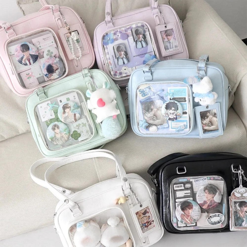 

Square Zip Ita Shoulder Bag Original Daily Using Bolsos De Mujer All-match Transparent Sac Femme Underarm Bags for Woman Bolso