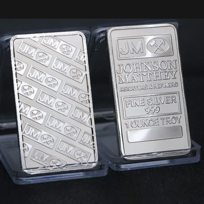 1PCS Britain Mint 1 Troy Ounce beautiful England Silver Bullion Bar Replica Coins Collection gift United Kingdom JM