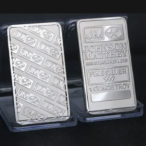 1PCS Britain Mint 1 Troy Ounce beautiful England Silver Bullion Bar Replica Coins Collection gift United Kingdom JM