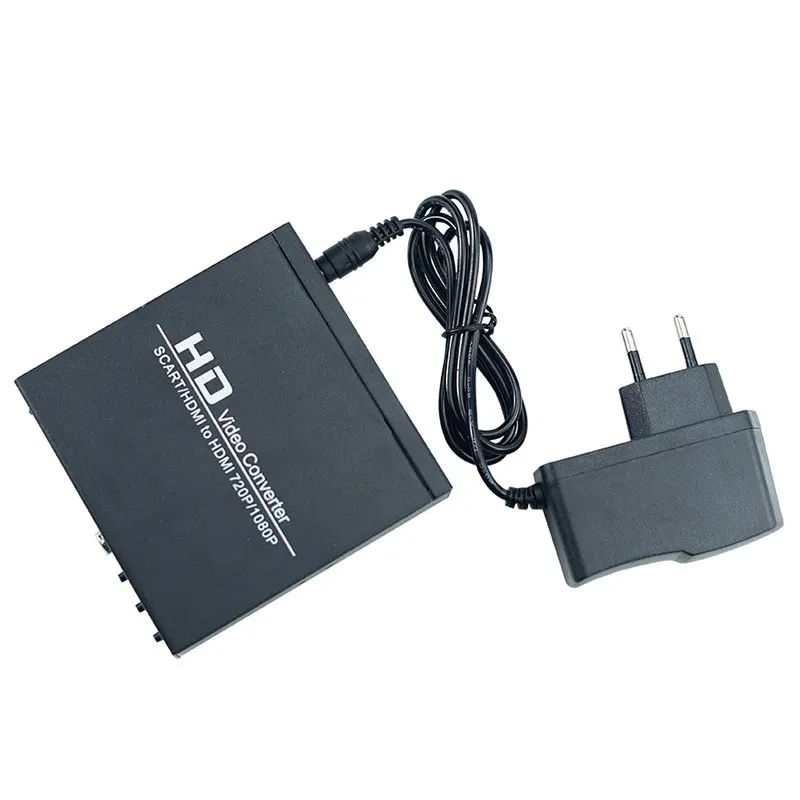 Scart Naar Hdmi-Compatibele Converter Coaxia Audio Video Converter Hd Video Converter Voor Set-Box Speler Hdtv Dvd Game Console