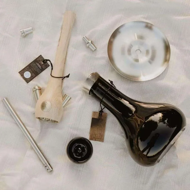 Bar Nightclub Shisha, Domestic, Arab Shisha Wood Stainless Steel Hookah