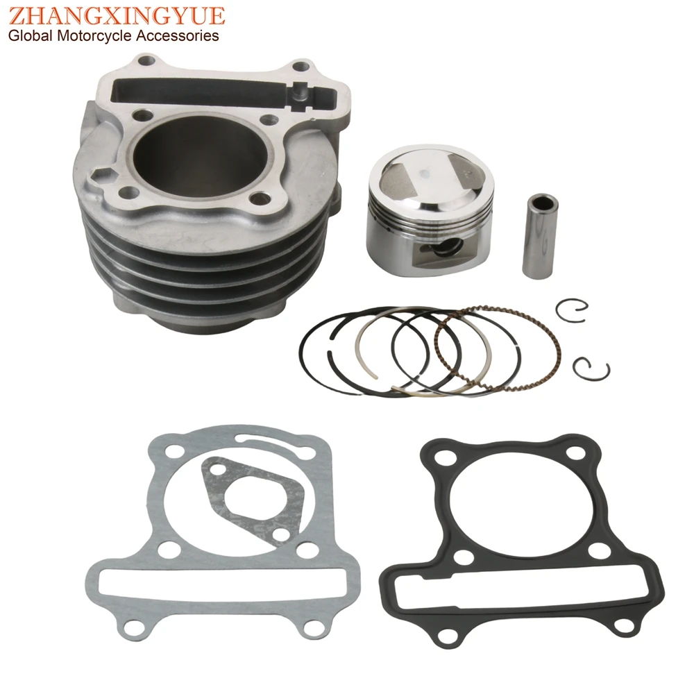 Scooter 52mm Big Bore Racing Cylinder Kit & Piston For Peugeot Kisbee 50 V-Clic 50cc 4T Engine Parts