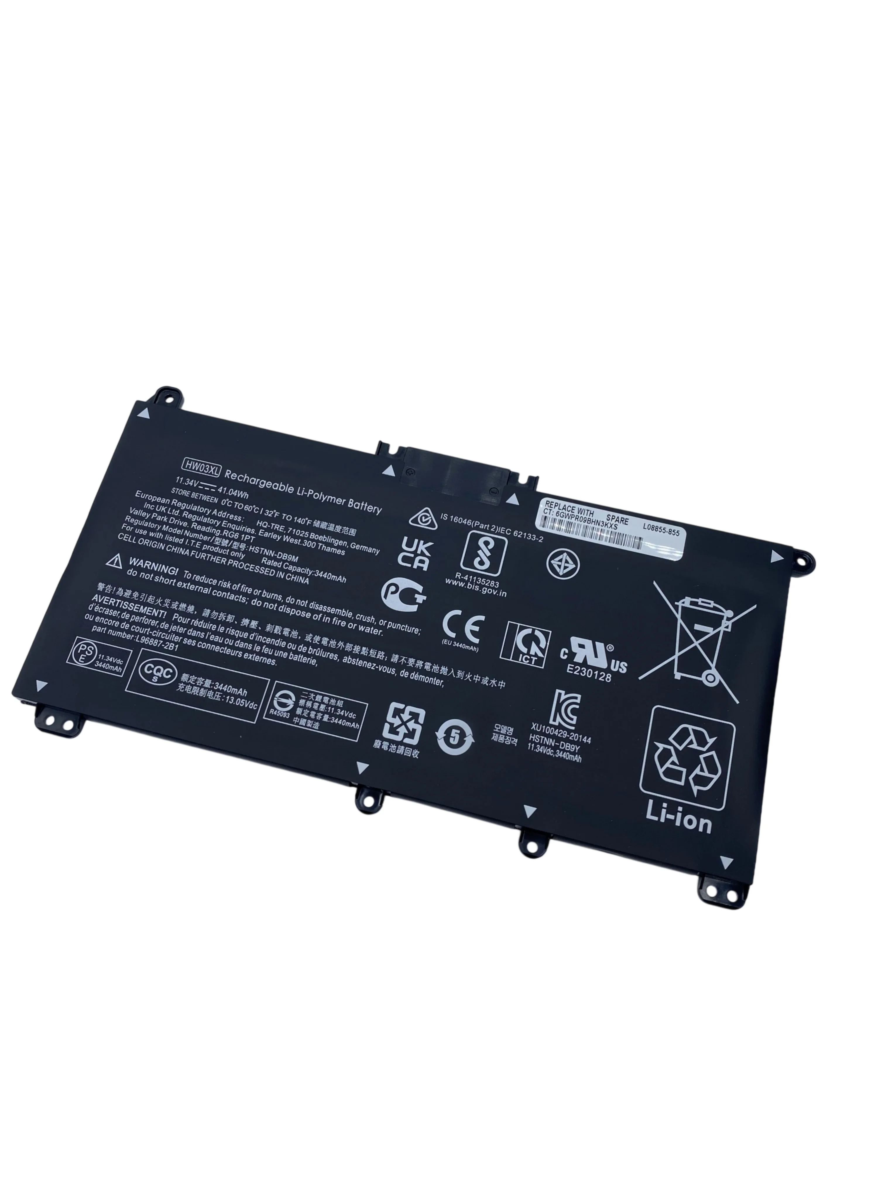 New HW03XL Laptop Battery For HP Pavilion X360 15-EH 15-EG 17-CN 17-CP 17S-CU Series HSTNN-LB8U HSTNN-IB90 L97300-005 L96887-421