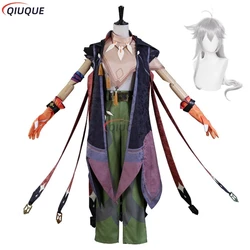 Game Impact Razor Cosplay Costume Wig Outfit Anime Role Play Clothing Unisex Suit