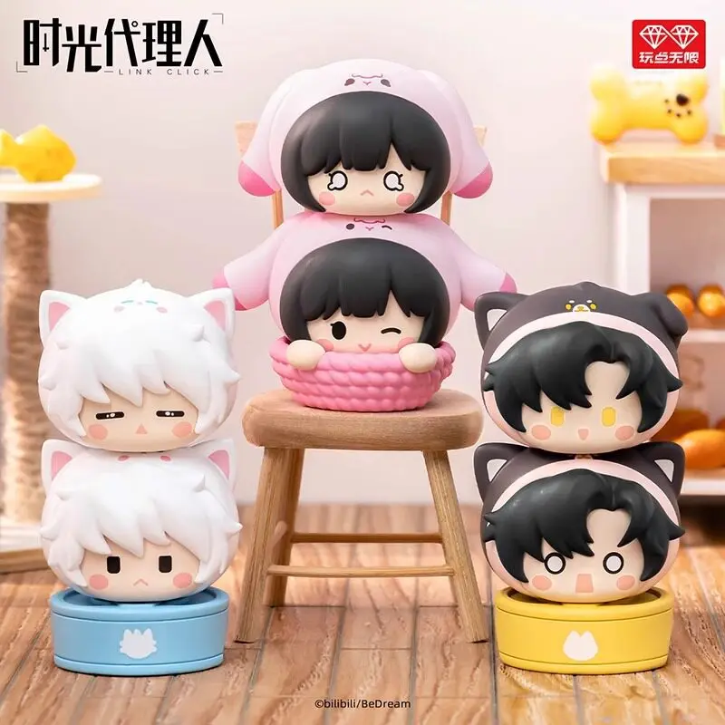 Link Click Blind Box Animation Cute Pet Series Cute Figurine Model Cartoon Collection Home Decoration Goods Surprise Gifts