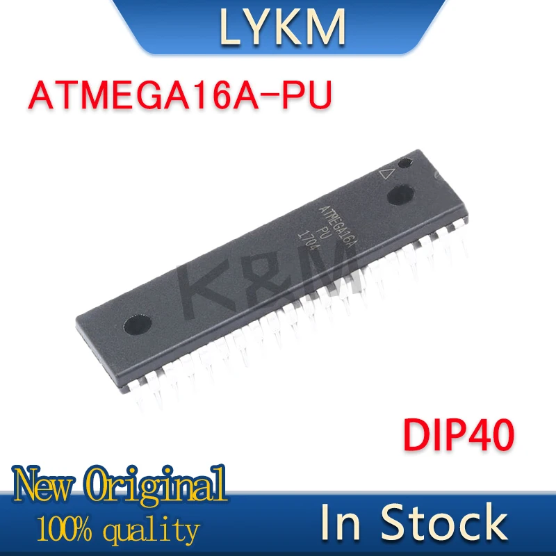 1/PCS New Original ATMEGA16A-PU ATMEGA16A PU DIP-40  Single chip microcomputer In Stock