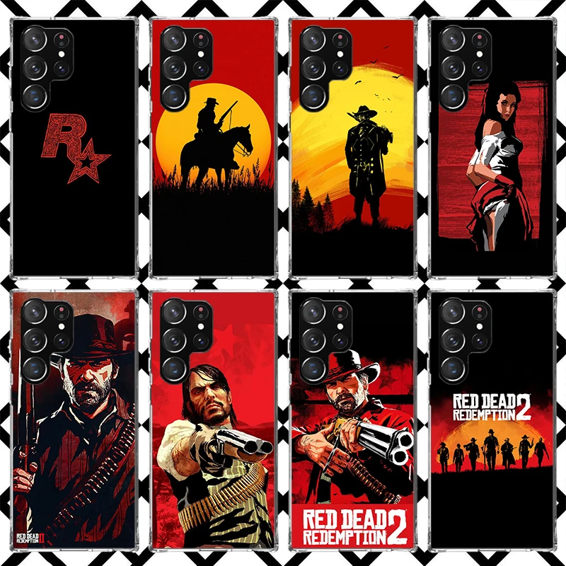 Coque de téléphone Red Dead Redemption 2 pour Samsung Galaxy S26 S25 Edge S24 S23 Ultra S22 Plus S21 FE S20 + Housse souple imprimée Fundas Gal